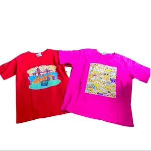 Girls Yazbek Alstyle emoji San Francisco T-shirts